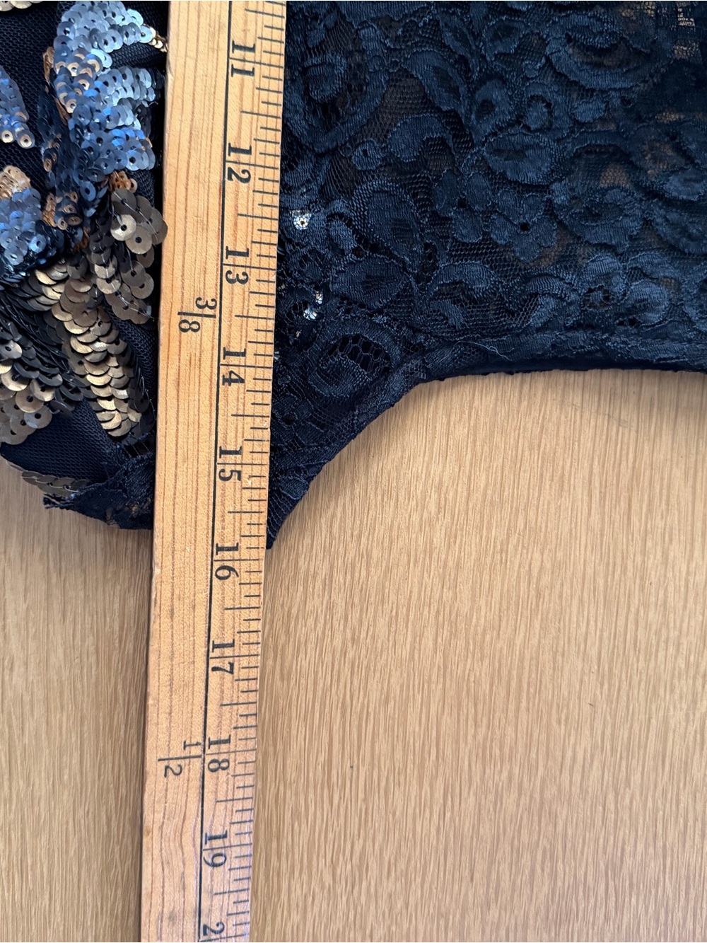 Nicole Miller “Like to Party” Black Lace Floral Sequin Cocktail Dress Sz 0 USA - Picture 12 of 13